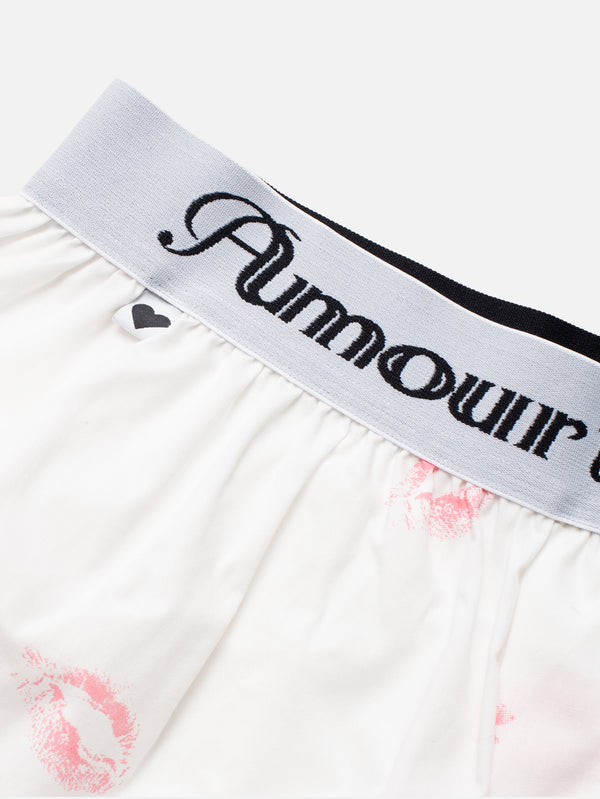 CARNE BOLLENTE - BOXER - Read My Lips - White - shopi go'da!.