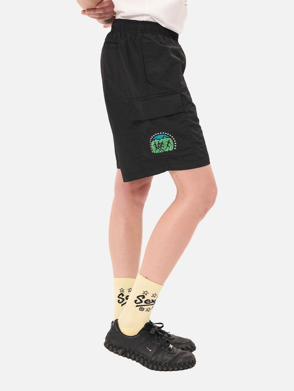 CARNE BOLLENTE - ŞORT - Trail Tease - Black - shopi go'da!.