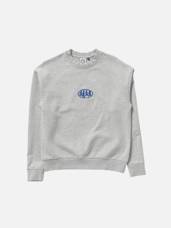 CARNE BOLLENTE - SWEATSHIRT - Carne Marathon Sweatshirt - Melange Grey - shopi go'da!.
