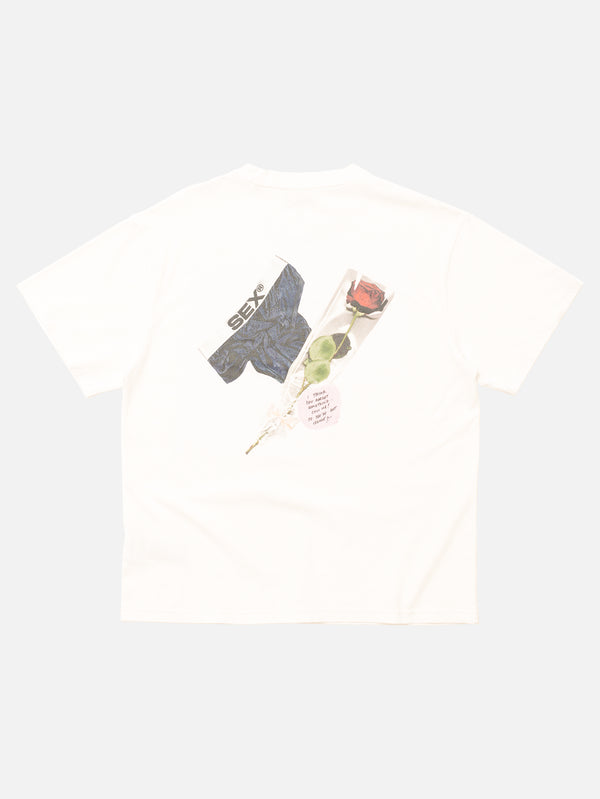 CARNE BOLLENTE - T-SHIRT - P.S. You're Hot - White - shopi go'da!.