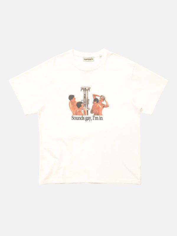 CARNE BOLLENTE Sounds Gay I'm In - White - Uncategorized T-SHIRT