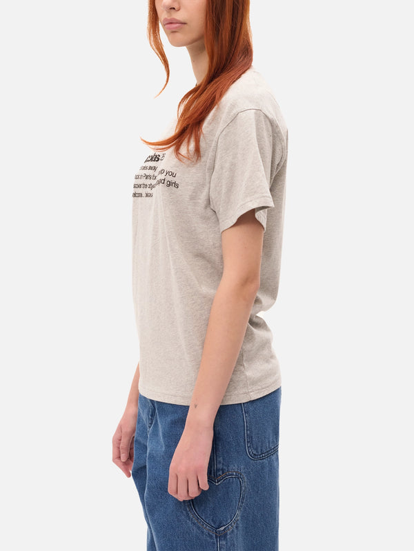 CARNE BOLLENTE - T-SHIRT - Bious & Baguettes - Melange Grey - shopi go'da!.