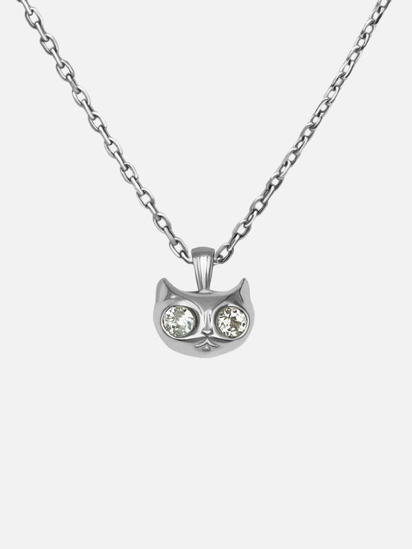 Cat Necklace - Silver