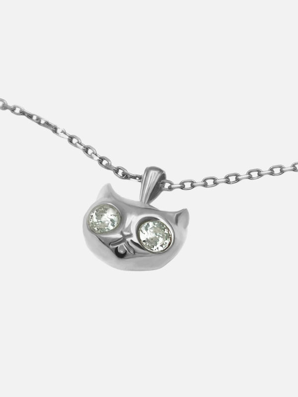 Cat Necklace - Silver