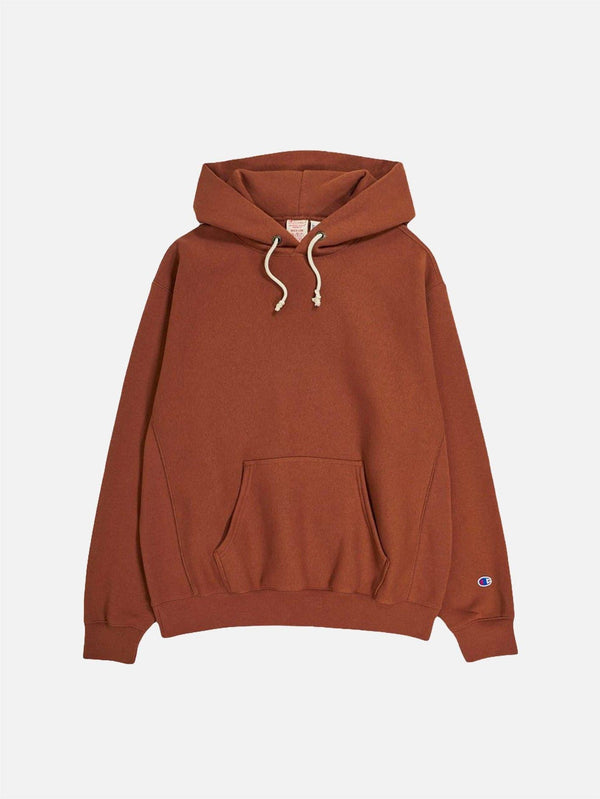 CHAMPION - SWEATSHIRT - Hooded Sweatshirt - Brown - shopi go'da!.