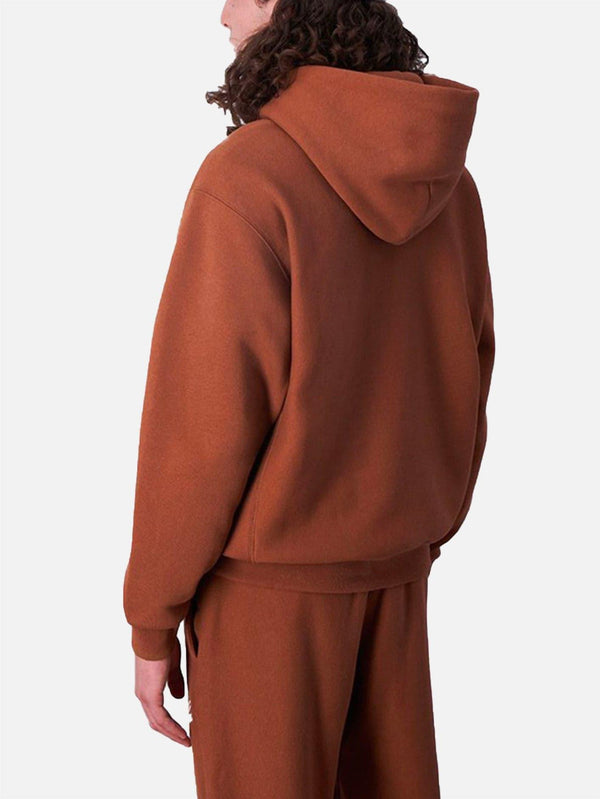 CHAMPION - SWEATSHIRT - Hooded Sweatshirt - Brown - shopi go'da!.