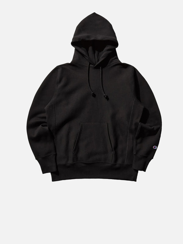 CHAMPION - SWEATSHIRT - Hooded Sweatshirt - Black - shopi go'da!.