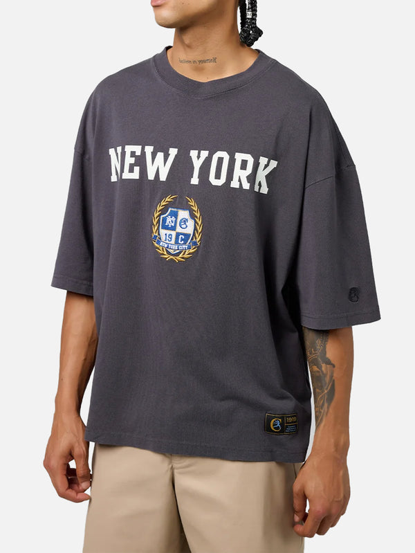 CHAMPION - T-SHIRT - Crewneck T-Shirt - Anthracite - shopi go'da!.