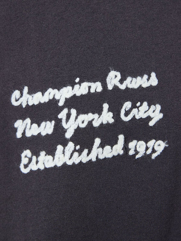 CHAMPION - T-SHIRT - Crewneck T-Shirt - Washed Black - shopi go'da!.