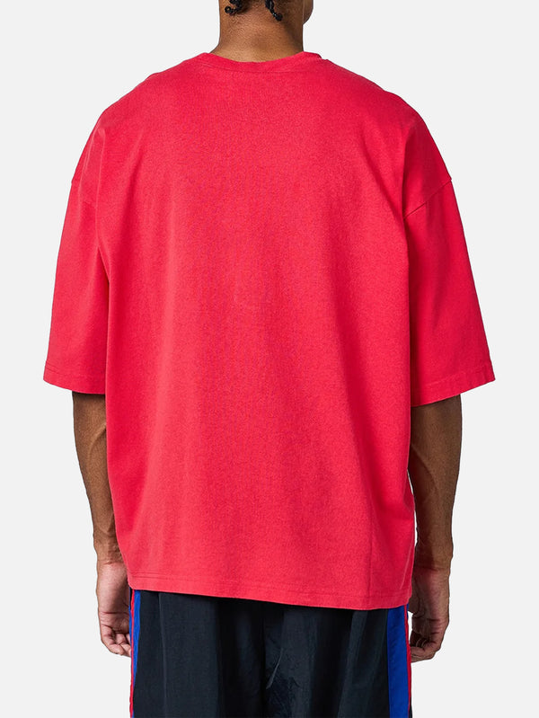 CHAMPION - T-SHIRT - Crewneck T-Shirt - Red - shopi go'da!.