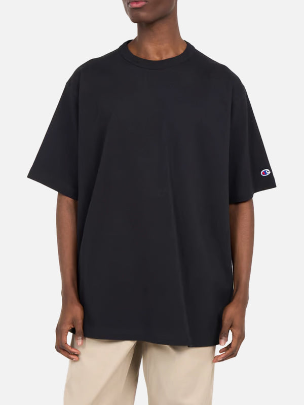 CHAMPION - T-SHIRT - Crewneck T-Shirt - Black - shopi go'da!.