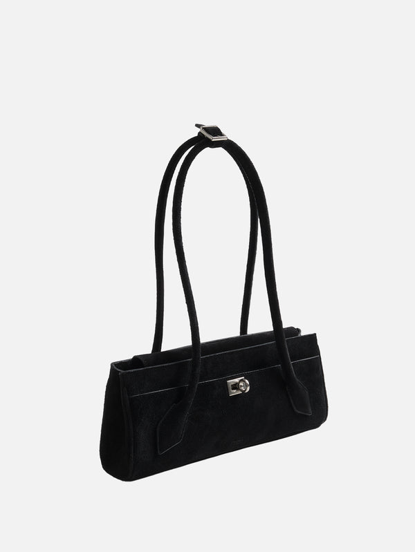CHORA - ÇANTA - Isla - Black Suede - shopi go'da!.