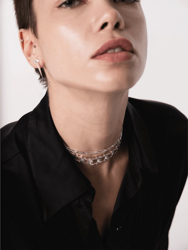 CLOSURE - KÜPE - Vortex 925 Carat Earcuff - Silver - shopi go'da!.