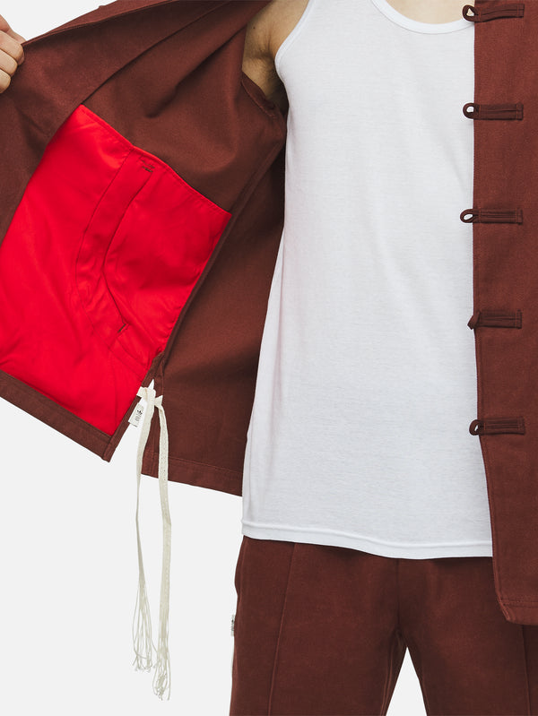 CLOT x adidas Track Jacket - Fox Brown