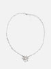 Over ID Necklace - Silver