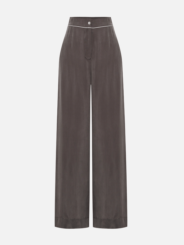COME AS YOU ARE - PANTOLON - Cupro Pantolon #1 - Antrasit - shopi go'da!.