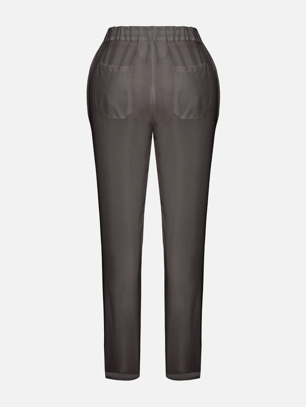 COME AS YOU ARE - PANTOLON - Cupro Pantolon #2 - Antrasit - shopi go'da!.