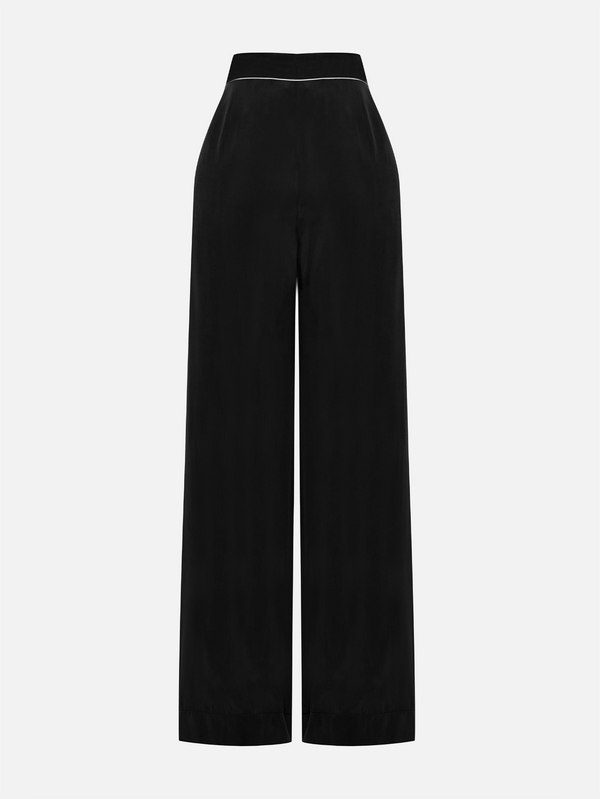 COME AS YOU ARE - PANTOLON - Cupro Pantolon #1 - Siyah - shopi go'da!.
