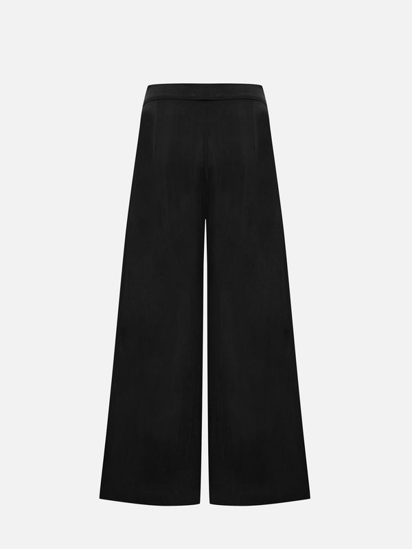 COME AS YOU ARE - PANTOLON - Cupro Pantolon #1 - Siyah - shopi go'da!.