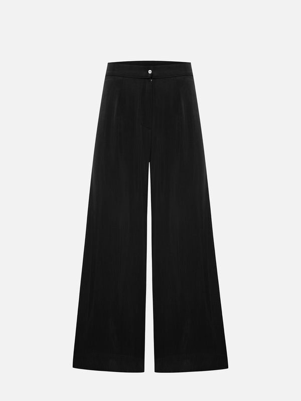 COME AS YOU ARE - PANTOLON - Cupro Pantolon #1 - Siyah - shopi go'da!.