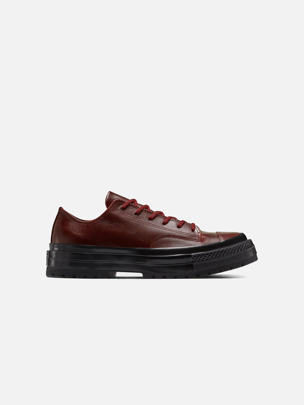 CONVERSE - SNEAKER - Chuck 70 Low National Leather - Burgundy - shopi go'da!.