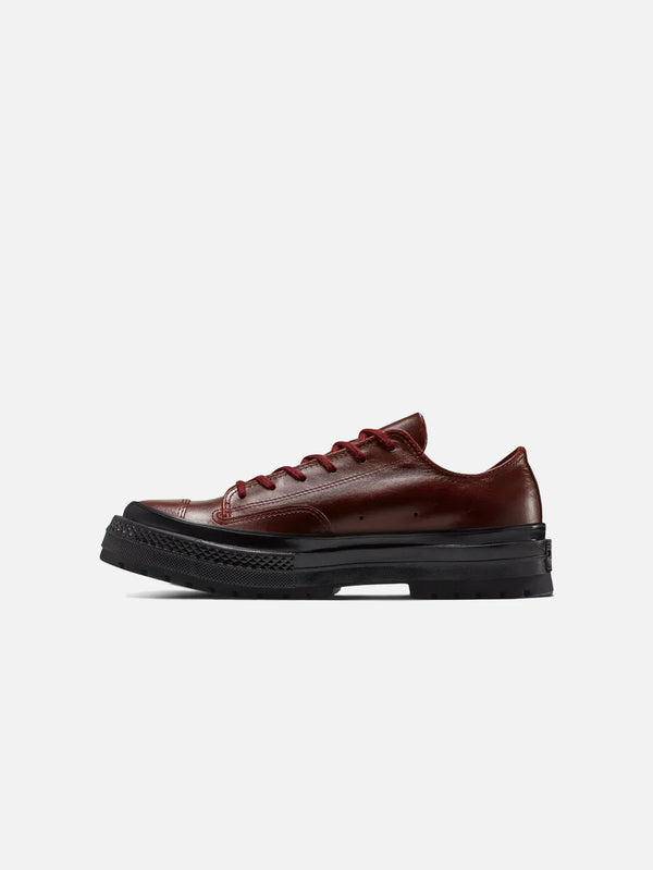 CONVERSE - SNEAKER - Chuck 70 Low National Leather - Burgundy - shopi go'da!.