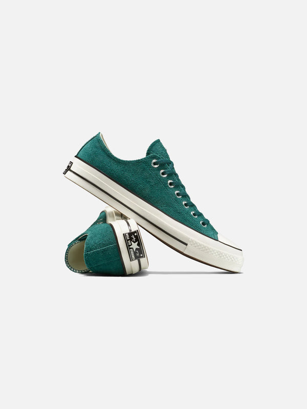 CONVERSE - SNEAKER - Chuck 70 Low Suede - Green - shopi go'da!.