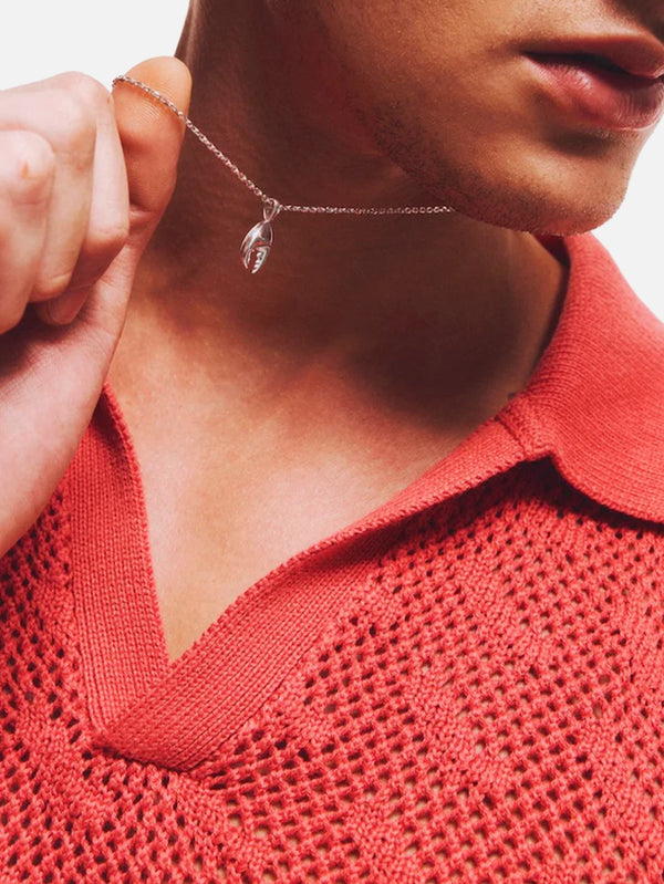 Crab Necklace - Silver