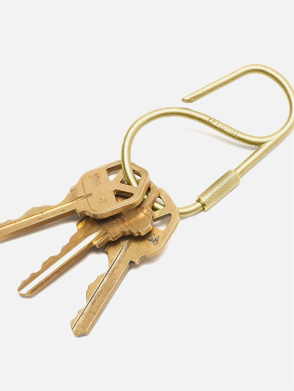 CRAIGHILL - ANAHTARLIK - Offset Keyring Brass - shopi go'da!.