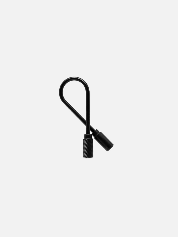CRAIGHILL - ANAHTARLIK - Closed Helix Keyring Vapor Black/Stainless Steel - shopi go'da!.