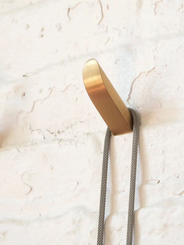 CRAIGHILL Hitch Wall Hook- Single Brass - ASKILIK