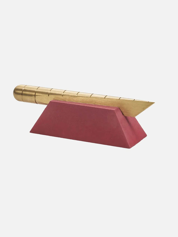 CRAIGHILL Desk Knife Plinth - Red - Uncategorized BIÇAK STANDI
