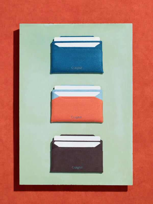 CRAIGHILL Batten Card Wallet - Navy - Wallets & Money Clips CÜZDAN