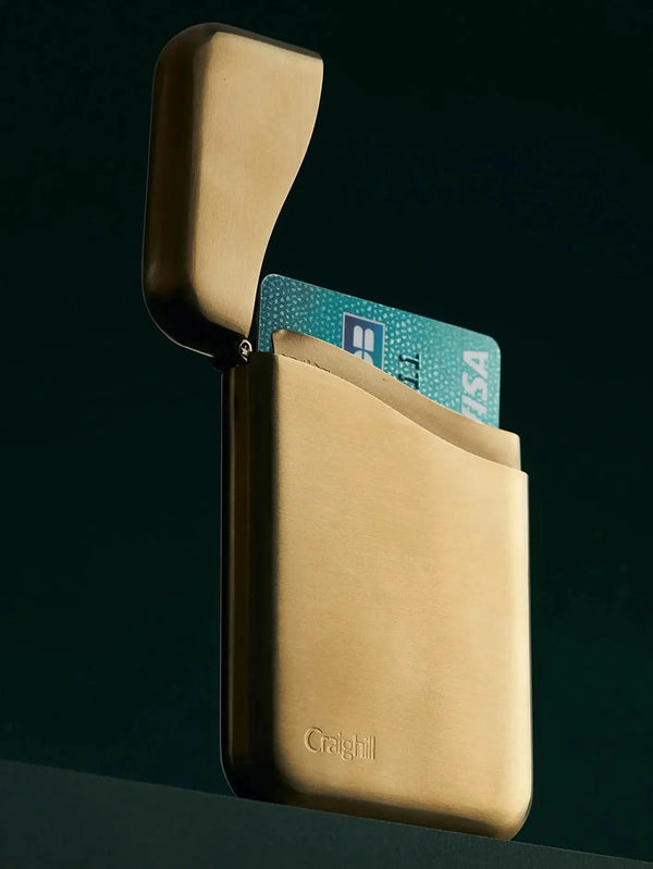 CRAIGHILL Summit Card Case - Vapor Brass - Wallets KARTLIK
