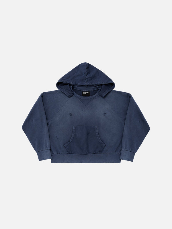 Kiyosumi Raglan Hoodie - Navy Blue