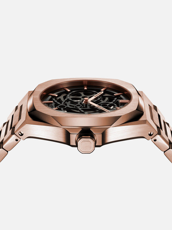 D1 MILANO - KOL SAATİ - Rose Gold Skeleton 41.5mm SKBJ12 - shopi go'da!.