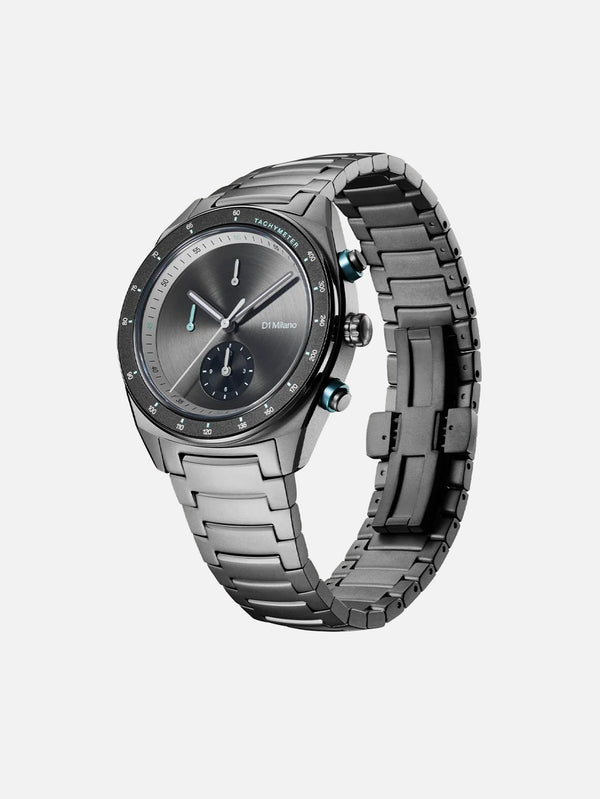 D1 MILANO - KOL SAATİ - Essential Black Chronograph - shopi go'da!.