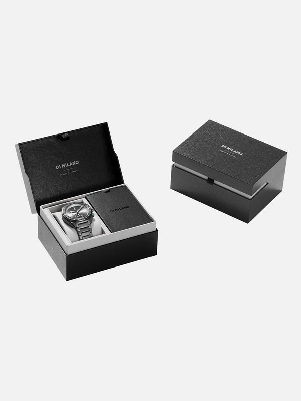 D1 MILANO - KOL SAATİ - Essential Black Chronograph - shopi go'da!.