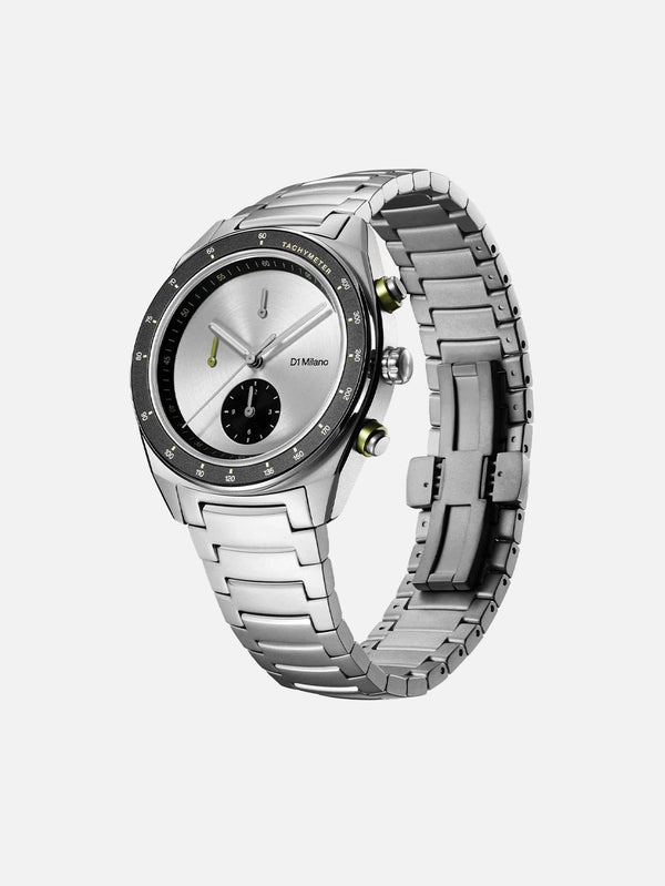 D1 MILANO - KOL SAATİ - Essential White Chronograph - shopi go'da!.