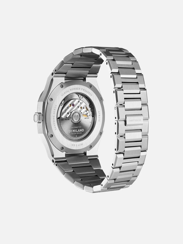 D1 MILANO - KOL SAATİ - Obsidian Automatic Bracelet 41.5mm - shopi go'da!.