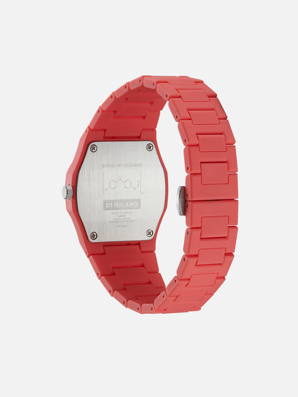 D1 MILANO - KOL SAATİ - Coral Polycarbon 37mm PCBU05 - shopi go'da!.