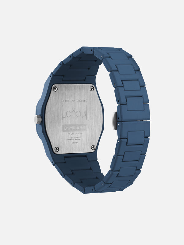 D1 MILANO - KOL SAATİ - Navy Blue Polycarbon 40.5mm PCBJ21 - shopi go'da!.