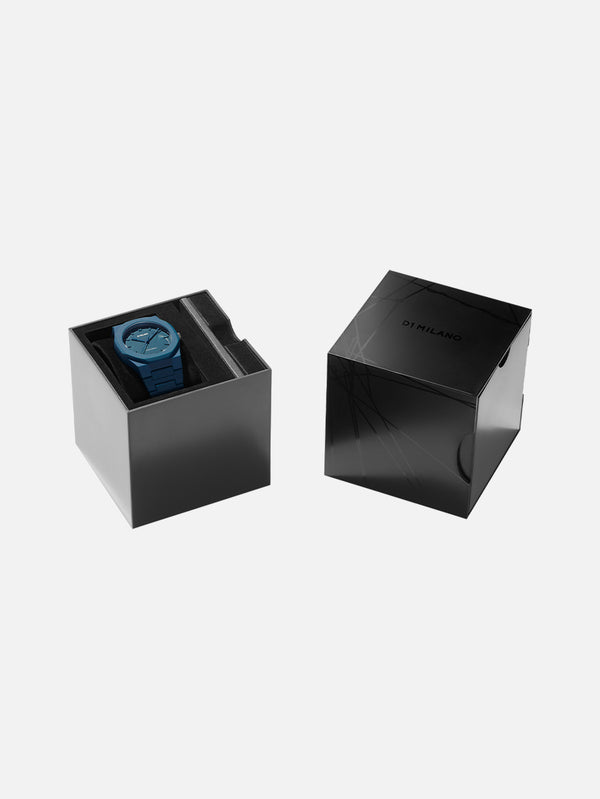 D1 MILANO - KOL SAATİ - Navy Blue Polycarbon 40.5mm PCBJ21 - shopi go'da!.