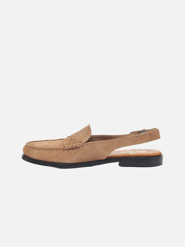 SEBAGO Dan Sandal Flesh Out W – beige süet, yan görünüm