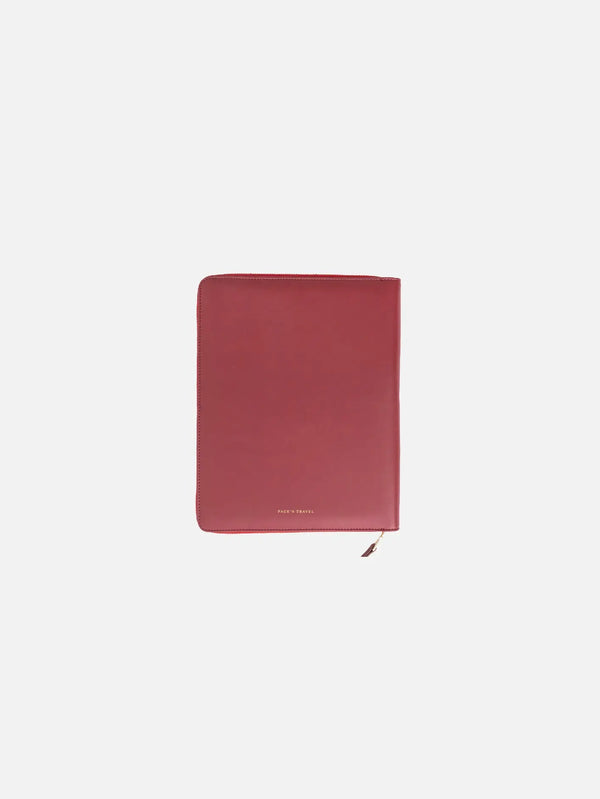 PACK'N TRA iPad Kılıfı – kiraz kırmızısı, önden görünüm