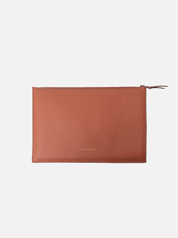 PACK'N TRA Clutch – Terrakota, önden görünüm