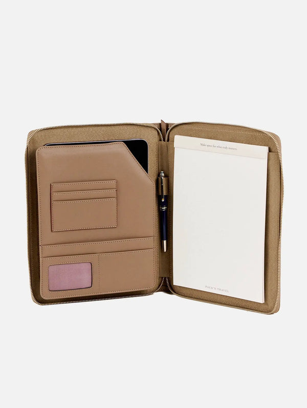 PACK'N TRA iPad Kılıfı – Bej, iç görünüm