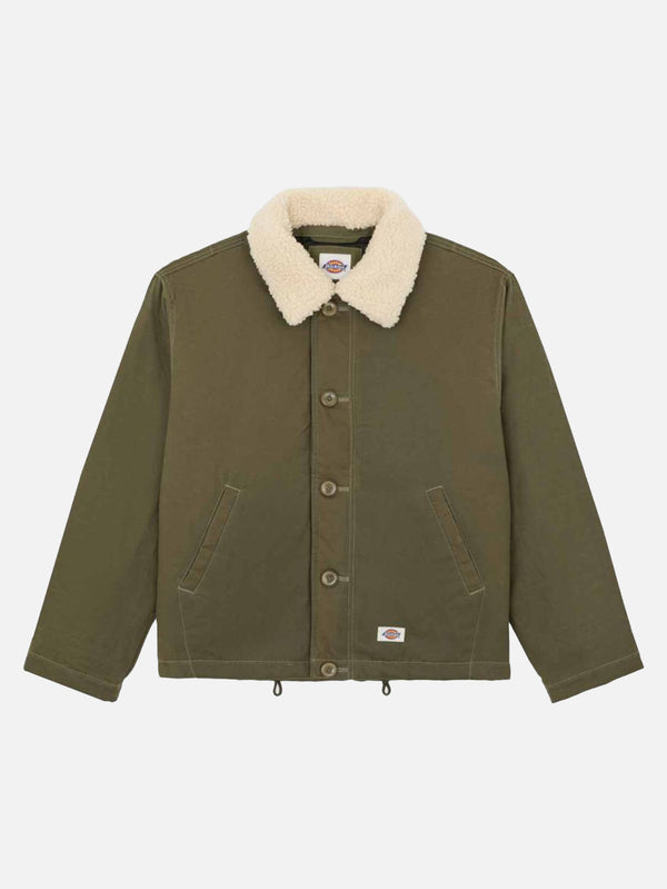 DICKIES - CEKET - Sangrey Waxed Jacket - Military Green - shopi go'da!.
