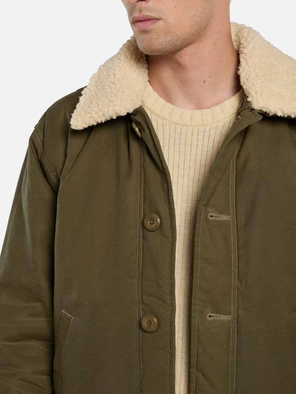 DICKIES - CEKET - Sangrey Waxed Jacket - Military Green - shopi go'da!.