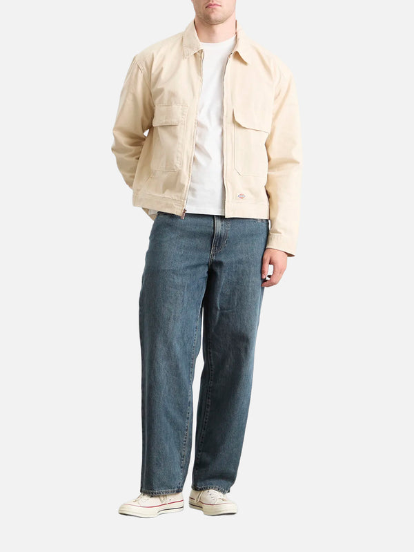 DICKIES - CEKET - For Smith Trucker Jacket - Wood Ash - shopi go'da!.